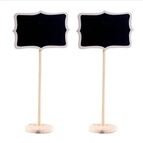 Chalkboard stand table numbers