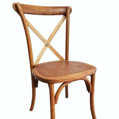 Warm Brown Cross Back Chair