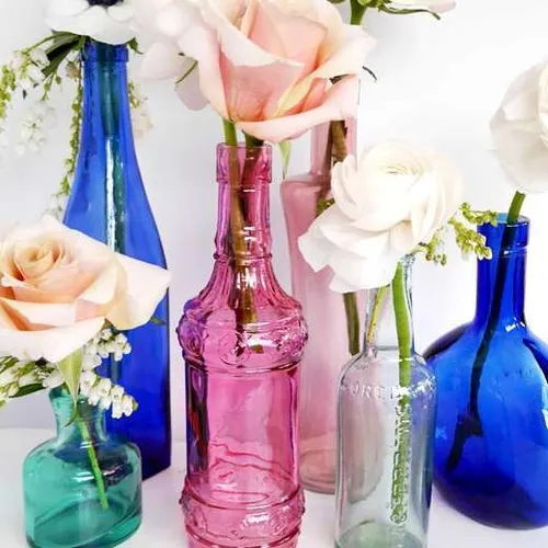 Coloured Glass Bottles