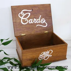 Vintage Wooden Card Box Wishing Well