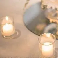 Clear tealight holders 