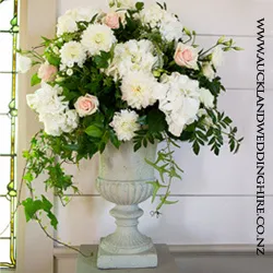 Stone look urn vase - Tall