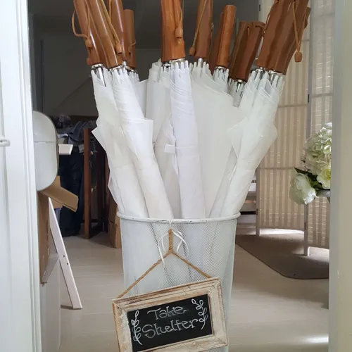 White Umbrella Set (18) 