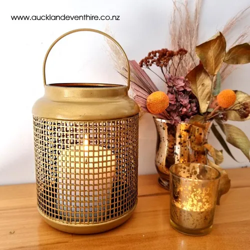 Gold Mesh Lanterns