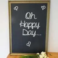 Medium Gold Frame Chalk Board