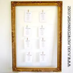 Vintage Gold Hanging Peg Frame