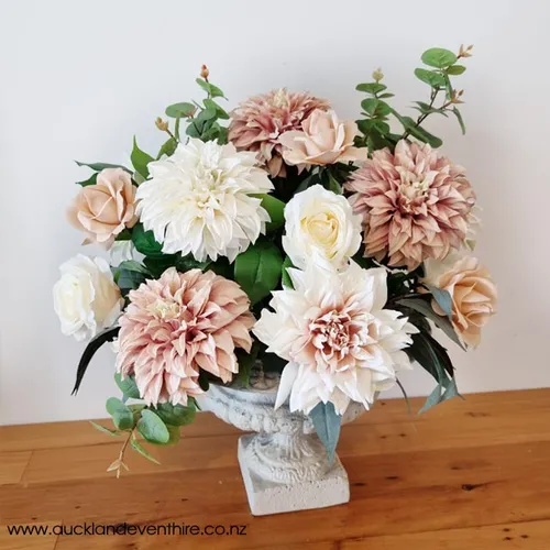 Faux Arrangement - Coffee and Cream