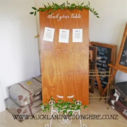 Rustic Brown Seating Board