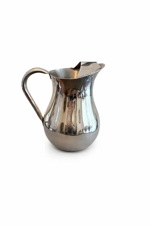 Stainless Steel Pitcher With Ice Guard