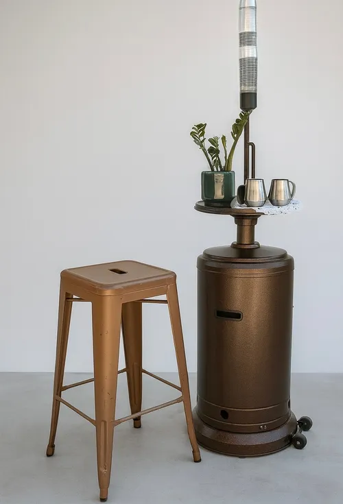 Cafe Style Metal Bar Stool