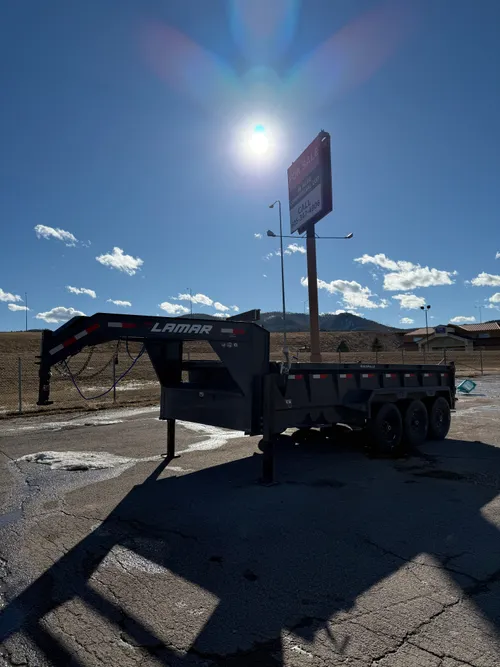 Triple Axel Gooseneck Dump Trailer