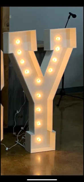 Y Marquee Letter - 4 ft