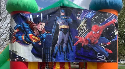 3 Super Heros Banner