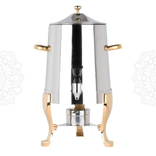EQ34 ::  Samovar with Gold Accents - 3 Gallon  