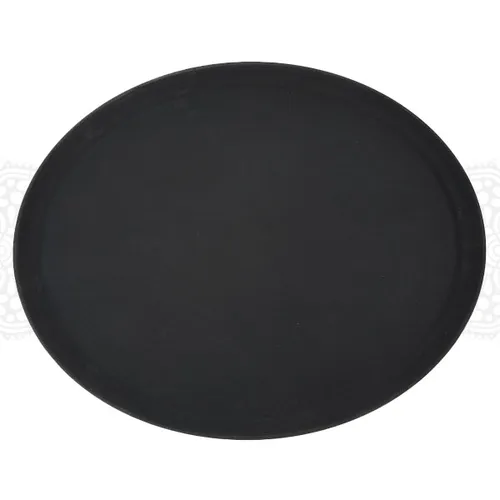 EQ08 :: Black Easy Hold Oval Tray 22