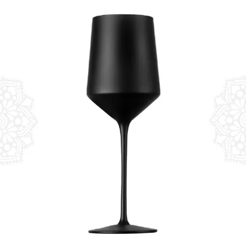 G261 :: Matte Black Goblet 14 oz