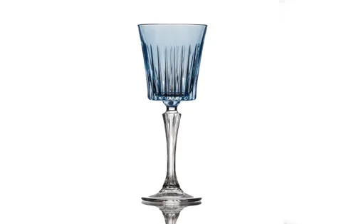 G345 :: Crystal Blue Water Glass