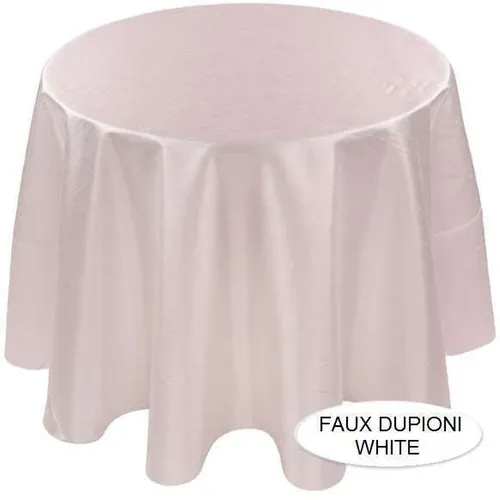 LN05S White :: Faux Dupioni
