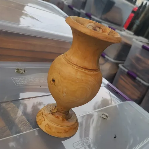 WD64 :: Rustic Wooden Bouquet Vase 9