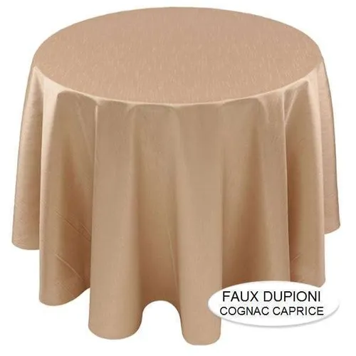 LN05S Cognac Caprice :: Faux Dupioni
