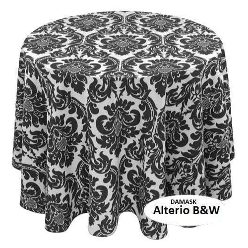 LN27S :: Black & White Alterio Damask