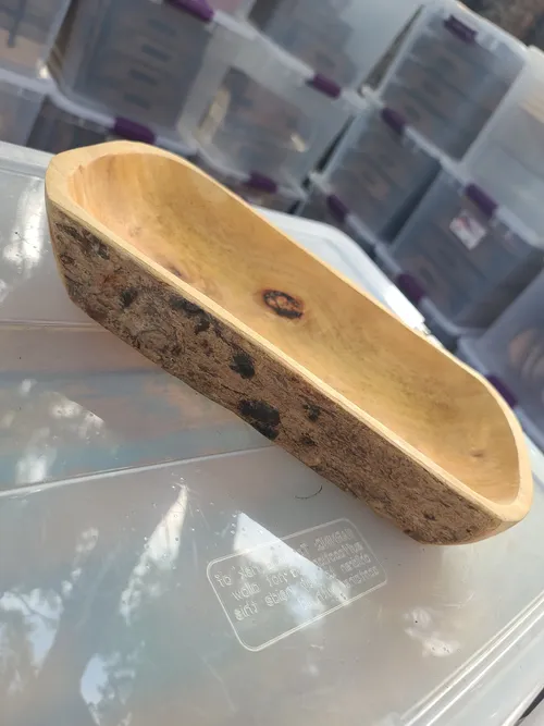 WD88 ::  Wood Log Bowl