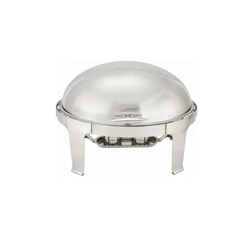 EQ86 :: Oval Chafing Dish with GOLD HANDLES