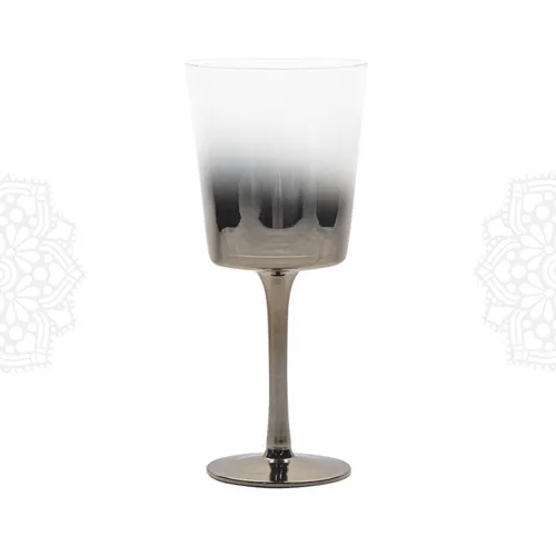 G272 :: Silver Ombre Orchid Water Glass 13oz