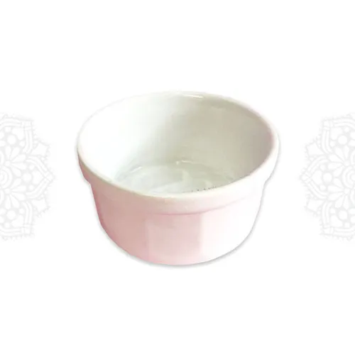 RAM118 :: Beveled Round Crock Bowl with Rim (3.5 x 1.75) 