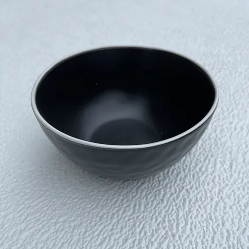 RD76 :: Mercerie Black Matte Soup Plate