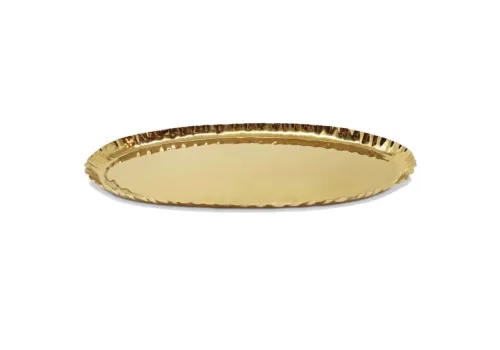 SRV56 :: Gold Oblong Serving Tray