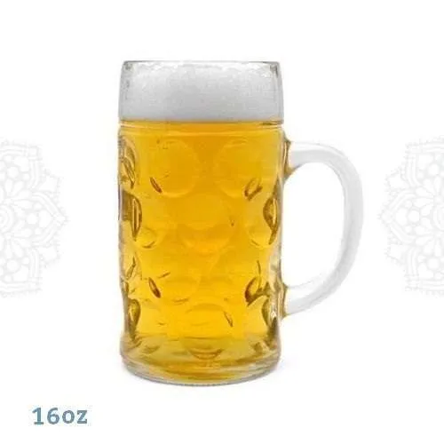 G321 :: Beer Mug Dimpled Italian 17 oz 