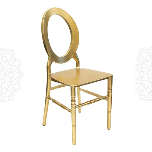 CH31 :: Gold O-Back Chair