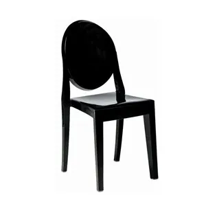 CH64 :: Black Ghost Chair