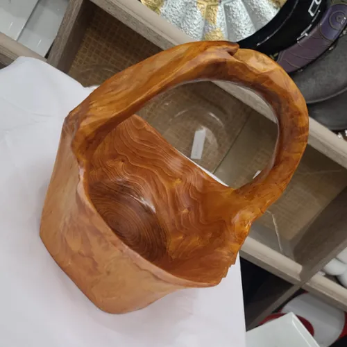 WD16 :: Medium Organic Handmade Wooden Basket