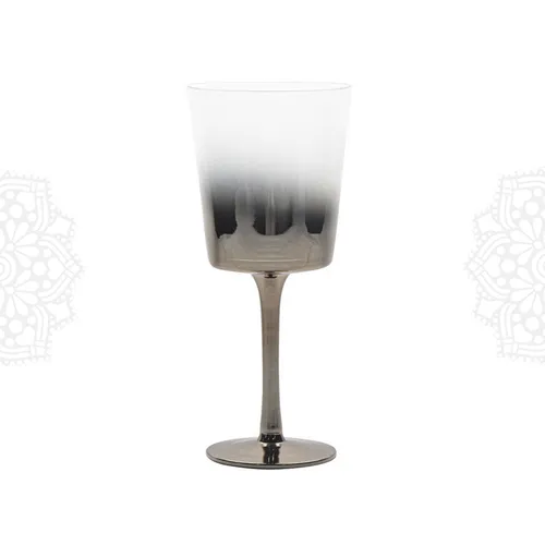 G273 :: Silver Ombre Orchid Wine Glass 12oz