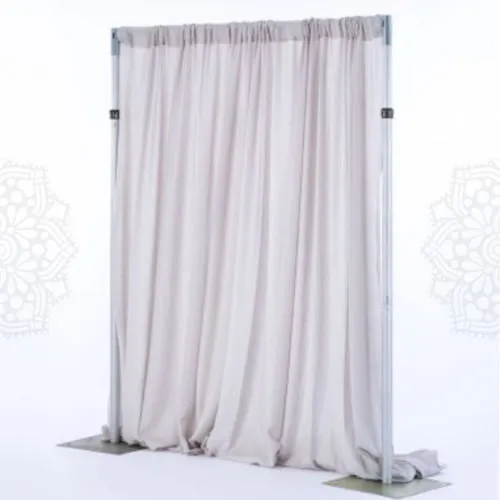 MSC04-8 ::  Pipe & Drape 8 ft High PRICED PER FOOT 