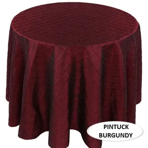 LN14S Burgundy :: Pintuck Taffeta