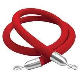 MSC06_R ::  Red Velvet Rope for Stanchion Post