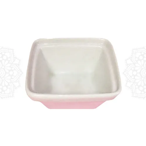 RAM112 :: Square Ramekin Crock Bowl 12 oz (4 x 2)