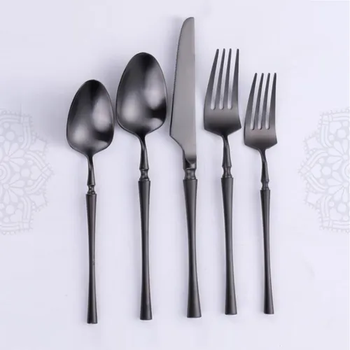 FW08 :: VINTAGE Matte Black Flatware 