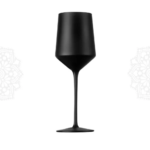 G262 :: Matte Black Goblet 11 oz