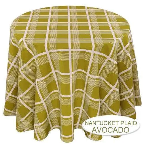 LN17S Avocado :: Nantucket Plaid