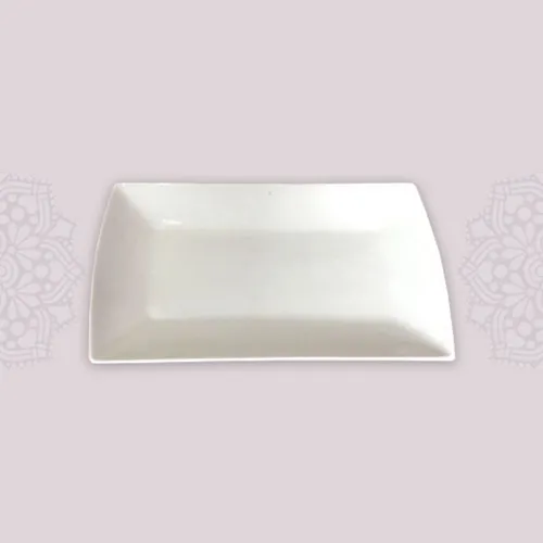 REC08 :: Rectangular Curved Edge Plate 10.25