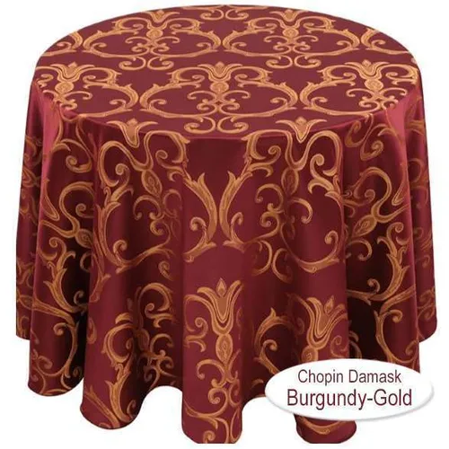LN24S Burgundy Gold :: Chopin Damask