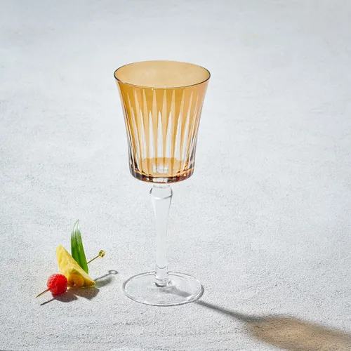 G343 :: Timeless Amber Water Goblet 10oz