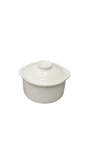 RAM132 ::  Mini Crock Bowl with Lid 7.5oz