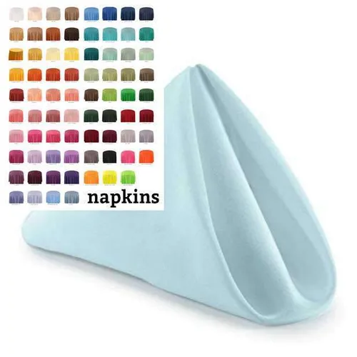 LNNAP_S:: Table Napkins Solid 74 Colors