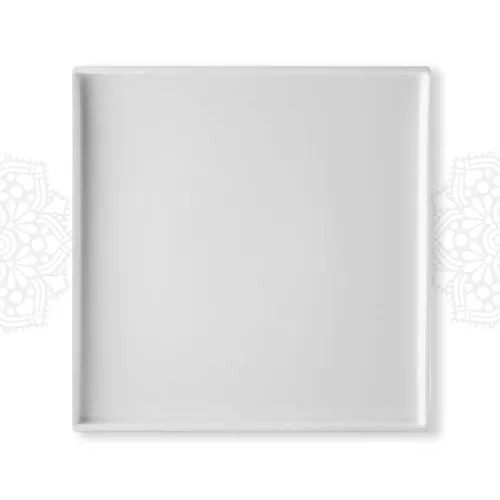 SQ56 :: Palace Square Dinner Plate 10.5