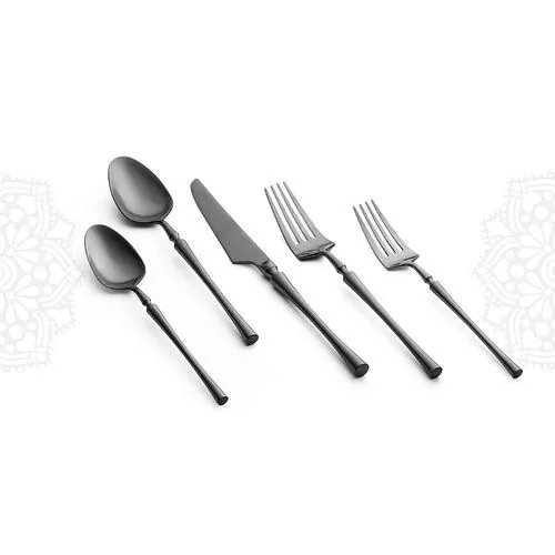 FW08 :: VINTAGE Matte Black Flatware 